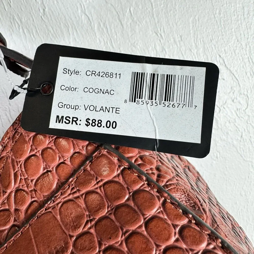 Guess Purse Handbag‎ Hobo with Tassel Cognac Brown